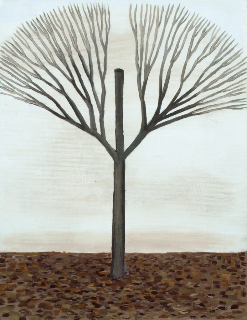 Tree Long Ago (2006) 25x18.7 Acrylic on canvas